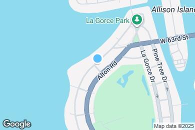Map image of the property - 6001 N Bay Rd