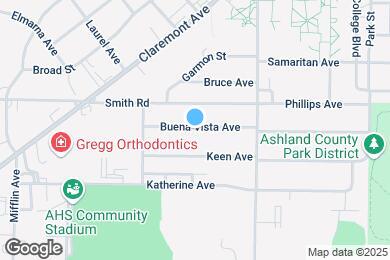 Map image of the property - 671 Buena Vista Ave