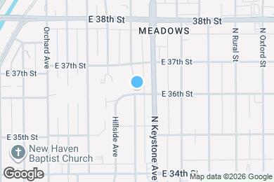 Map image of the property - 2318 E 36th St
