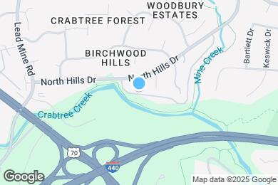 Map image of the property - The Trails of North Hills