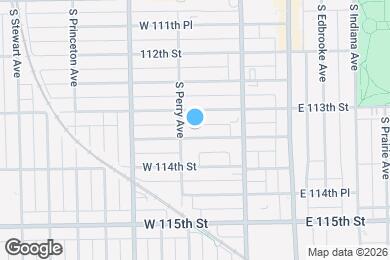 Map image of the property - 56 W 113th Pl
