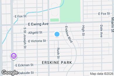 Map image of the property - 529 E Victoria St