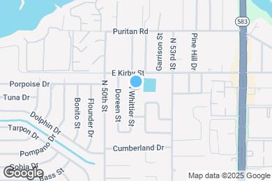 Map image of the property - 7111 N Whittier St