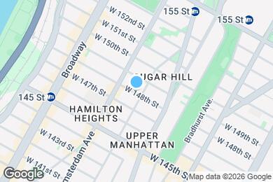 Map image of the property - 453 WEST 148 STREET