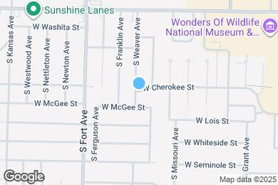 Map image of the property - 1038 W Cherokee St