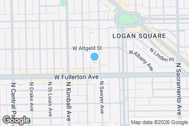Map image of the property - 2420 N Sawyer Ave