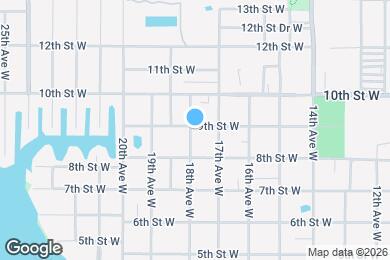 Map image of the property - 1715 9th St W