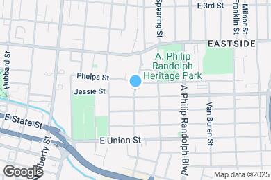 Map image of the property - 963 Palmetto St