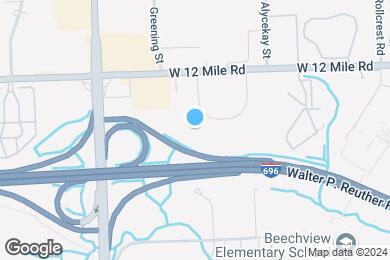 Map image of the property - Furnished Studio - Farmington Hills