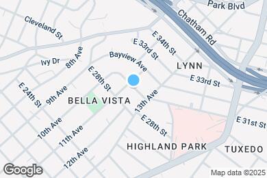 Map image of the property - 1127 Bella Vista Ave