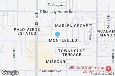 Map image of the property - 920 E Montebello Ave