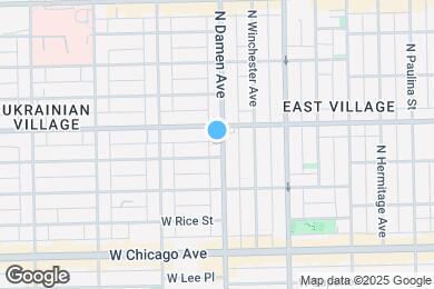 Map image of the property - 944 N Damen Ave