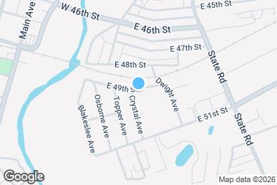 Map image of the property - 1614 E 49th St
