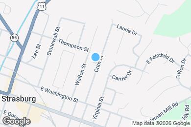 Map image of the property - 363 Crim Dr