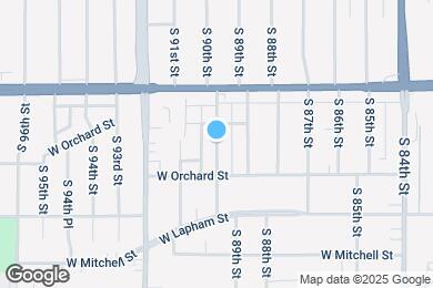 Map image of the property - 1463 S 90th St