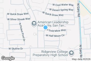 Map image of the property - 2049 W Gold Mine Way