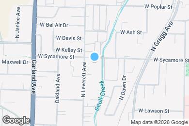Map image of the property - Sycamore Apartments