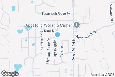 Map image of the property - 3113 Highland Glen
