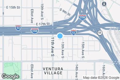 Map image of the property - 1804 13th Ave S