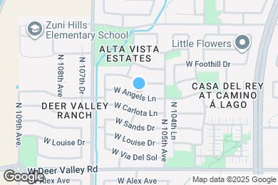 Map image of the property - 10548 W Angels Ln