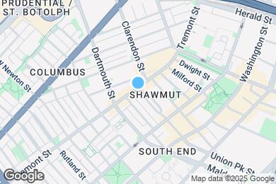 Map image of the property - 570 Tremont St