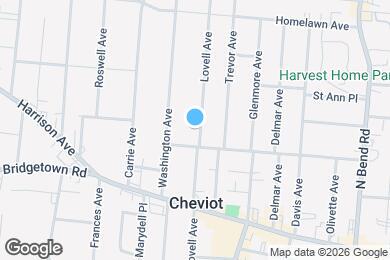 Map image of the property - 3915 Lovell Ave