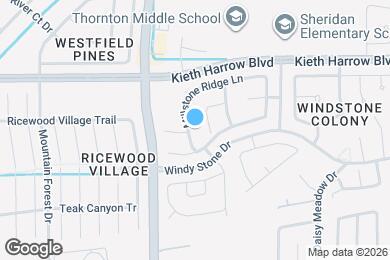 Map image of the property - 20011 Millstone Ridge Ln