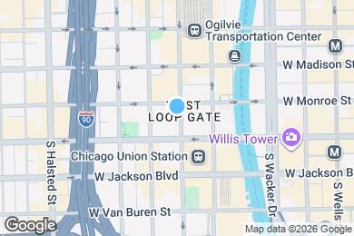 Map image of the property - 118 S Clinton St