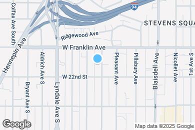 Map image of the property - 2106 Grand Ave S