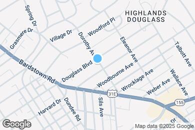 Map image of the property - 2082 Douglass Blvd