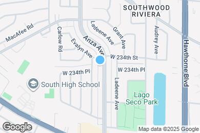 Map image of the property - 23425 Anza Ave