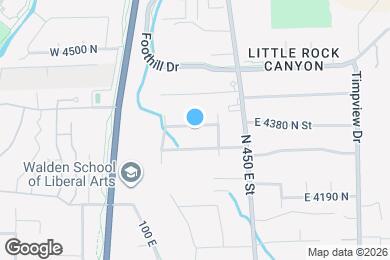 Map image of the property - 190 E 4380 N St