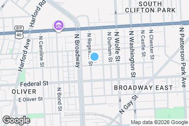 Map image of the property - 1722 E Lanvale St