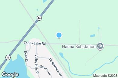 Map image of the property - 4489 Sandy Lake Rd