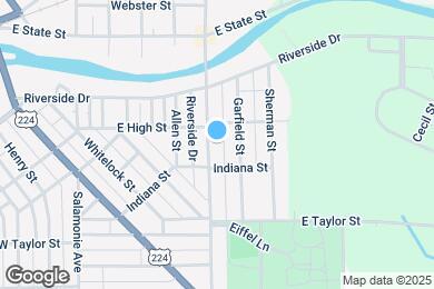 Map image of the property - 331 S Briant St