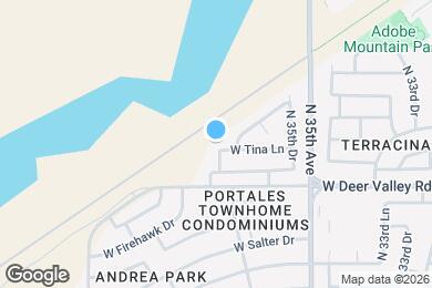 Map image of the property - 3618 W Tina Ln