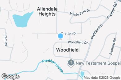 Map image of the property - 2938 Woodfield Dr