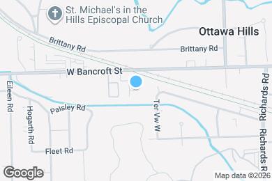 Map image of the property - 4517 W Bancroft St