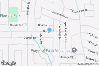 Map image of the property - 1319 Dorgan St
