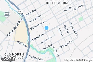 Map image of the property - 1601 Cecil Ave