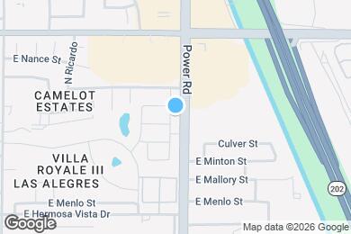 Map image of the property - 2613 N Silverado