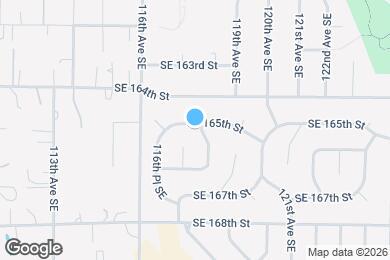 Map image of the property - 11717 SE 165th St