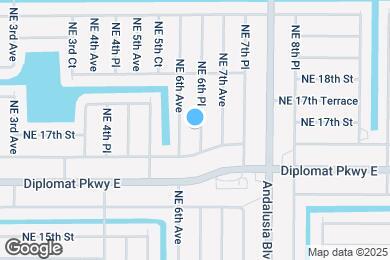 Map image of the property - 1700 NE 6th Pl