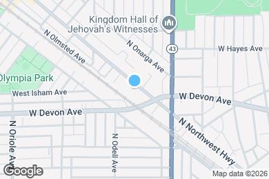 Map image of the property - 6466 N Northwest Hwy