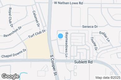 Map image of the property - Walnut Creek Apartments