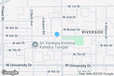 Map image of the property - 1005 W 5th St