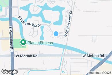 Map image of the property - 2202 S Cypress Bend Dr