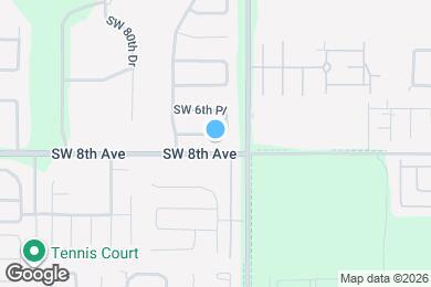 Map image of the property - 7605 SW 7th Pl