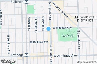 Map image of the property - 2142 N Halsted St
