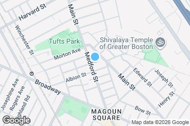 Map image of the property - 38 Medford St